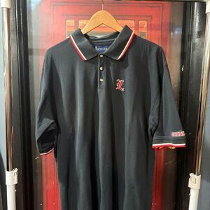 Vintage 1990s Louisville Cardinals Black Armitage Short Sleeve Polo XXL NCAA